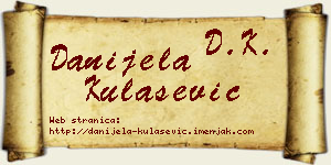 Danijela Kulašević vizit kartica